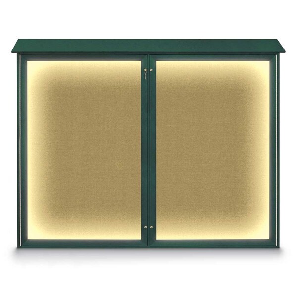 Triple Door Enclosed Indoor Letterboard